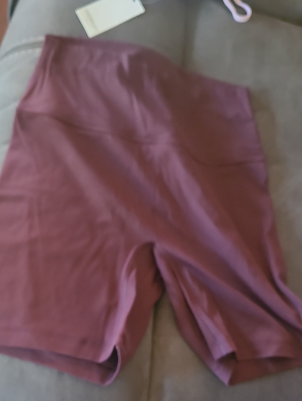 High-Waist Women’s Bike Shorts in Plum
